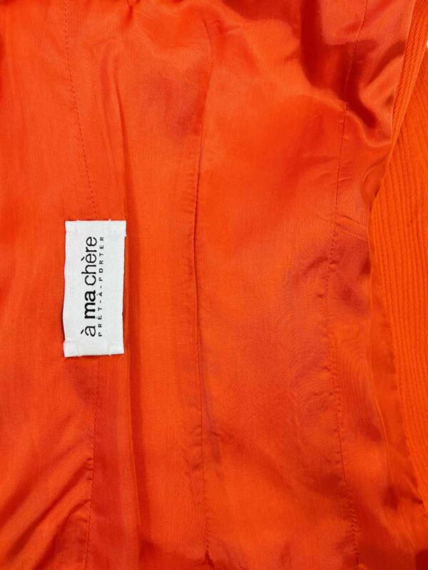 À ma chère Ensamble Baumwolle Moiré, signalorange