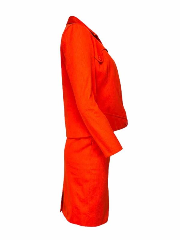 À ma chère Ensamble Baumwolle Moiré, signalorange – Bild 2