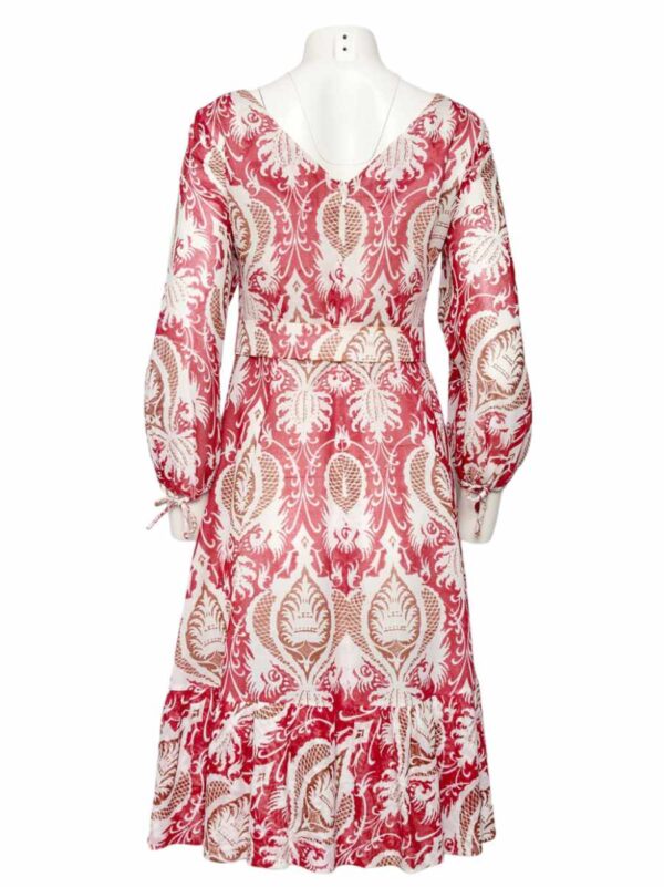 Adlmüller Kleid floral, rot – Bild 3