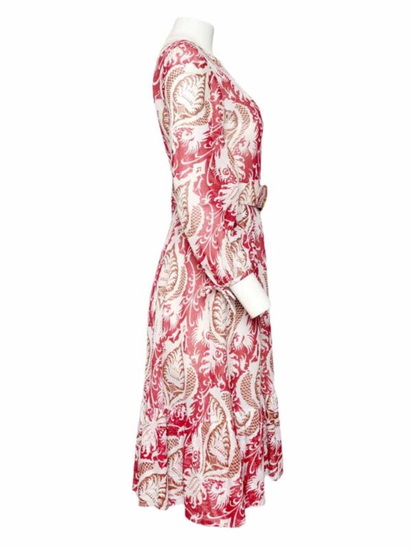 Adlmüller Kleid floral, rot – Bild 2