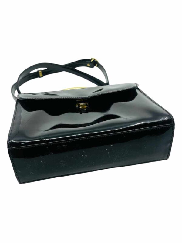 Aigner shoulder bag patent leather, black - Image 4