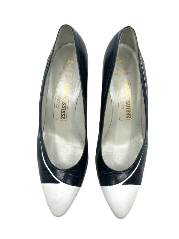Bally Pumps Leather, Blue, White - Image 4