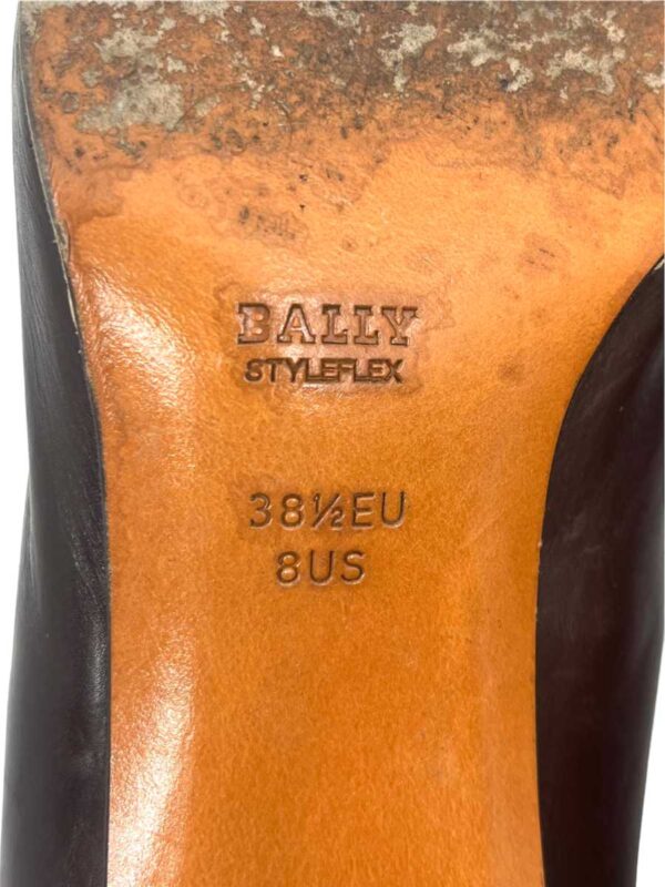 Bally Pumps Leather with Buckle, Brown - Image 5