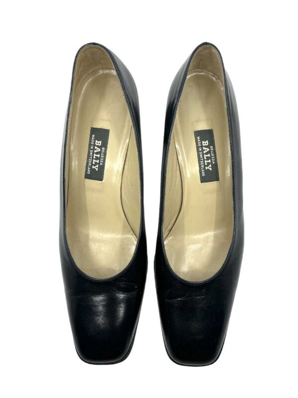 Bally Pumps Leder, navy – Bild 4