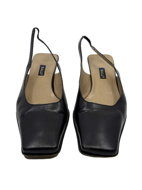 Bally Slip in Pumps Leder, schwarz