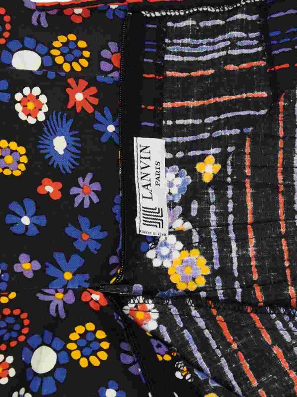 Baumwoll Jupe floral Lanvin, bunt