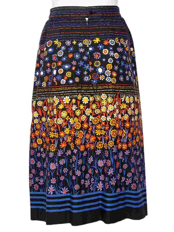 Lanvin floral cotton skirt, multicoloured - Image 3