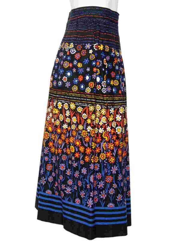 Lanvin floral cotton skirt, multicoloured - Image 2