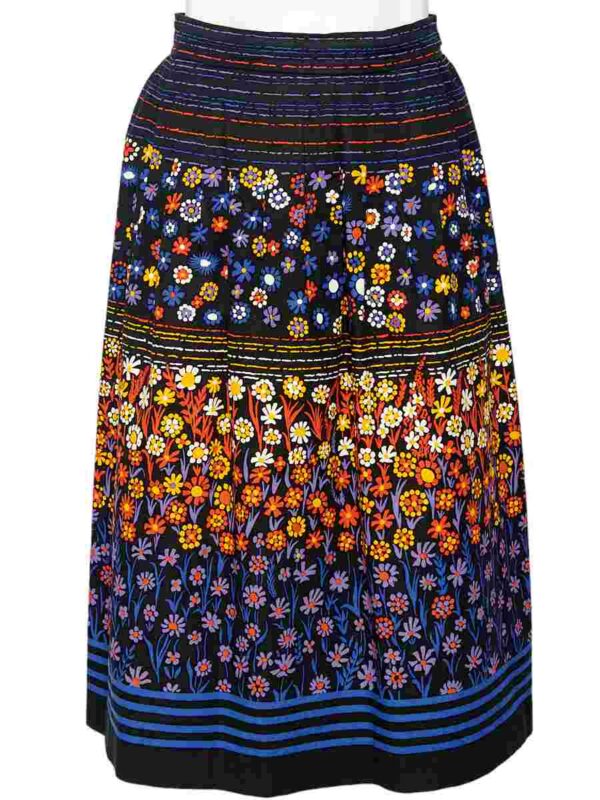 Baumwoll Jupe floral Lanvin, bunt