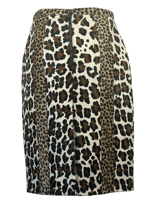 Burberry Vintage Fohlenfell Jupe mit Animal Print – Bild 4