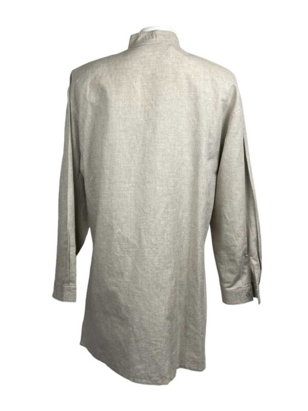 Celtic shirt linen cotton, greige - Image 3