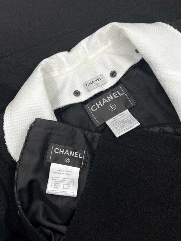 Chanel Ensamble wolle, schwarz