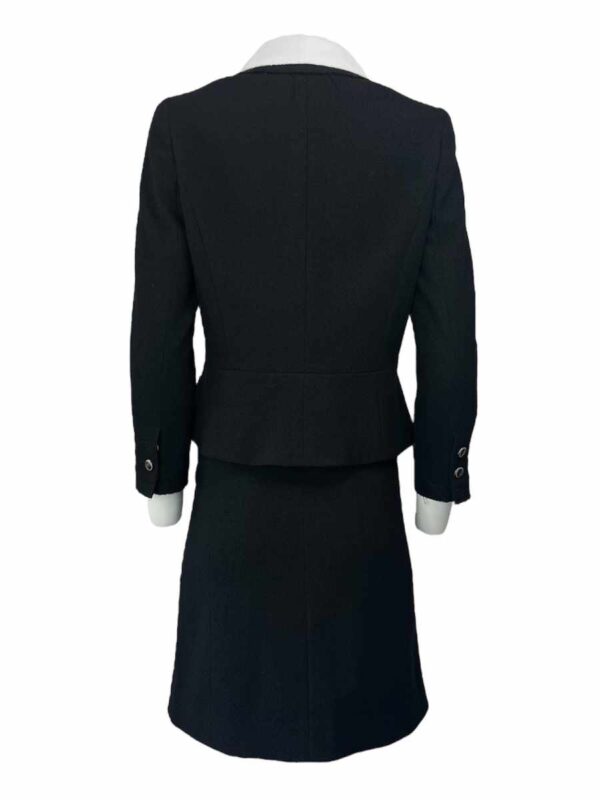 Chanel Ensamble wolle, schwarz – Bild 3