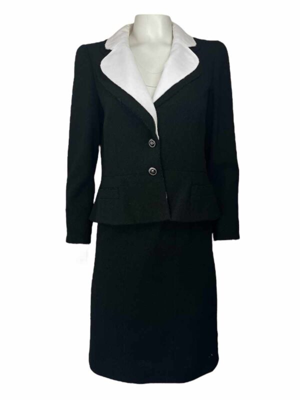 Chanel Ensamble wolle, schwarz