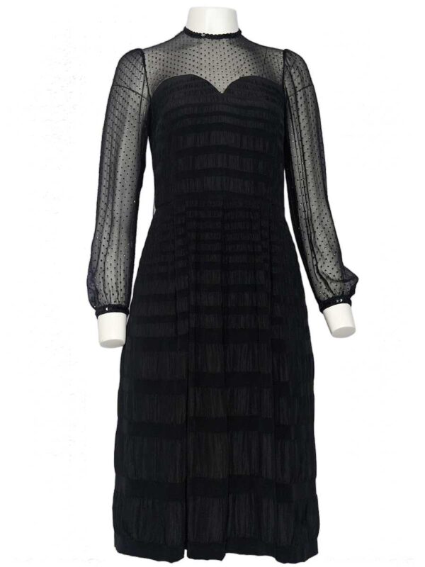 Cocktail Kleid Grieder, schwarz