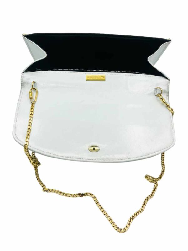 Ducale Umhängetasche leder, weiss