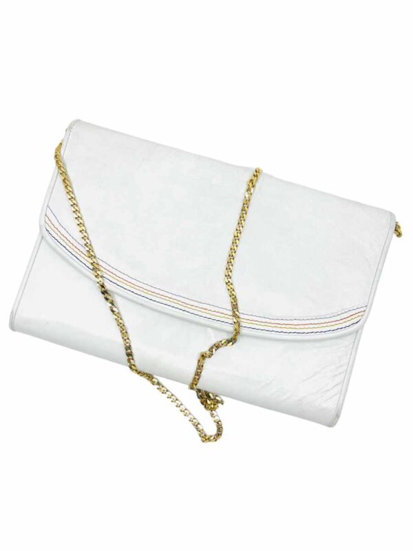 Ducale Umhängetasche leder, weiss