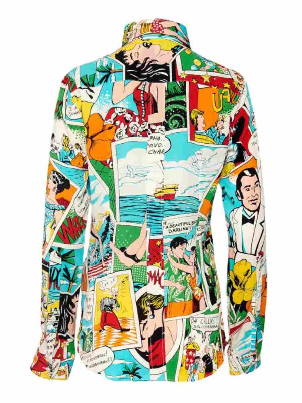 Hemd Seide Dolce & Gabbana, bunt – Bild 3