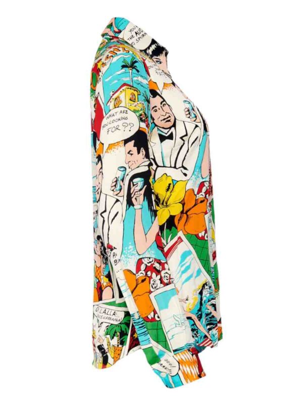 Hemd Seide Dolce & Gabbana, bunt – Bild 2