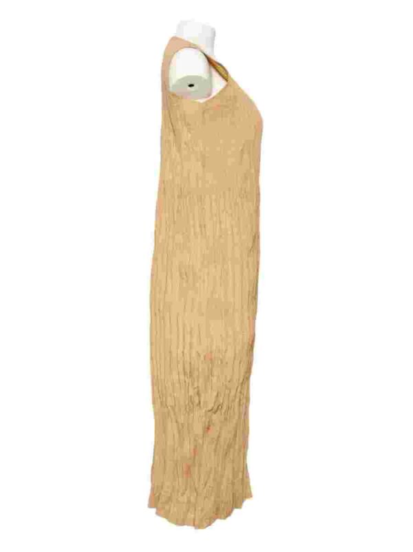Issey Miyake Vintage Kleid, ocker – Bild 2