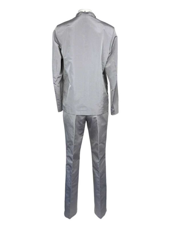 Jil Sander Ensamble Seide, silbergrau – Bild 3