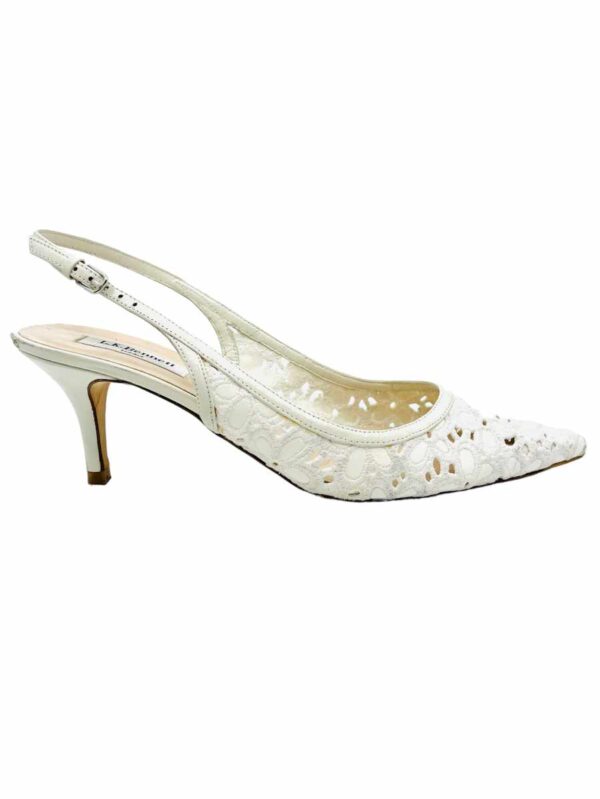 L.K. Bennett High Heels spitze, weiss