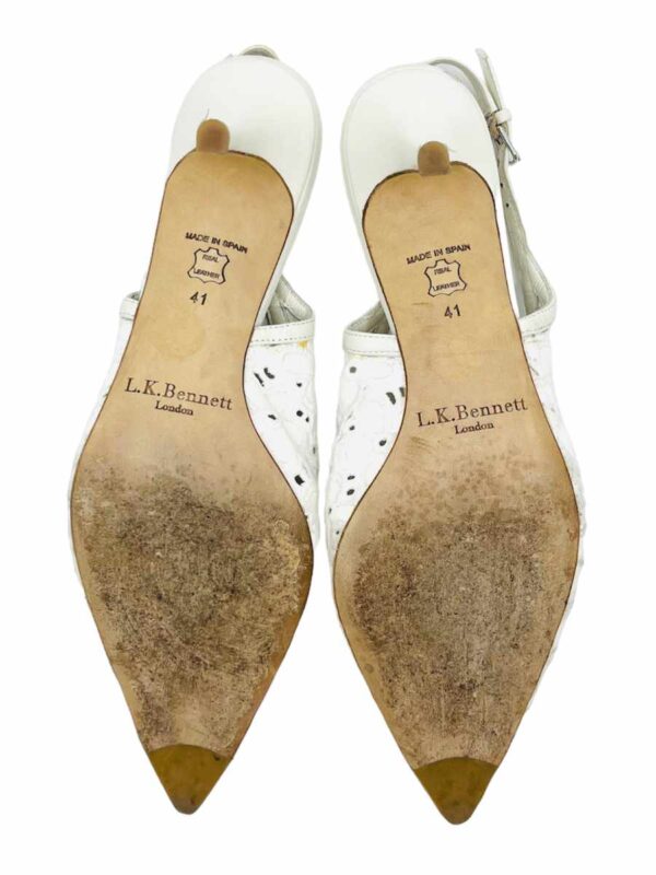 L.K. Bennett High Heels spitze, weiss – Bild 2