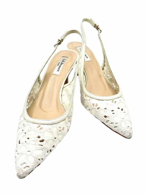 L.K. Bennett High Heels spitze, weiss