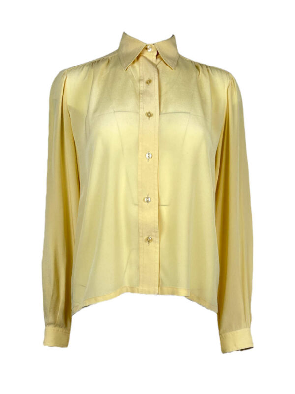Marty Couture Vintage Blouse, yellow - Image 6