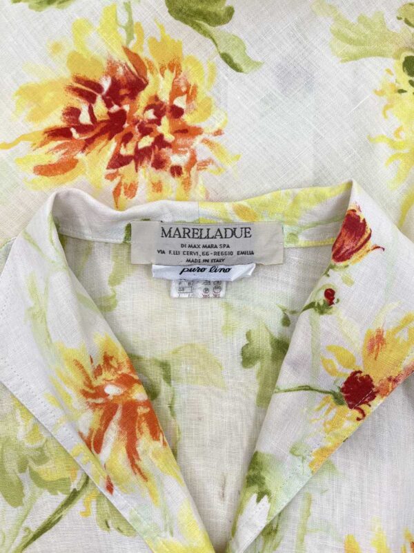 Max Mara Dress Linen, floral - Image 4