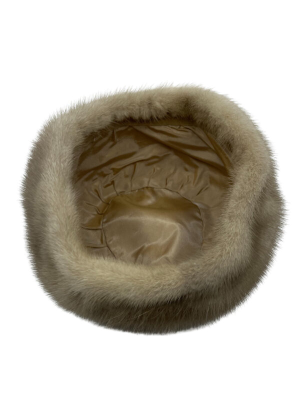 Mink Hat Beige 60s - Image 2