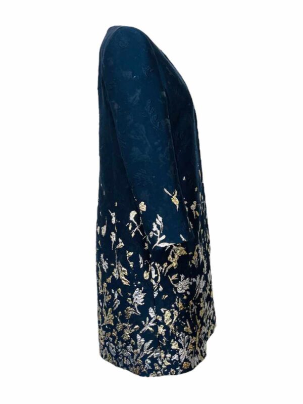 Oscar de la Renta Ensamble Matelasse Panneau, nachtblau-gold – Bild 2