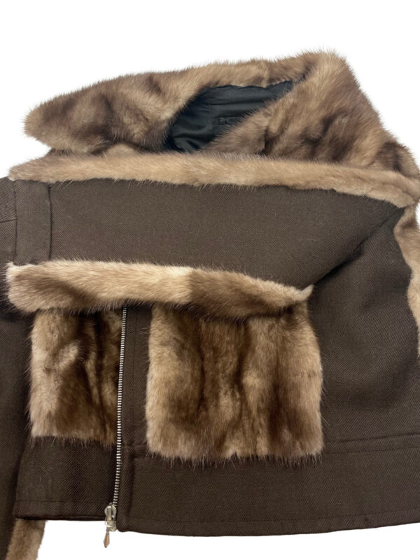 Oscar Müller Zurich Mink Lumber Jacket, brown - Image 3