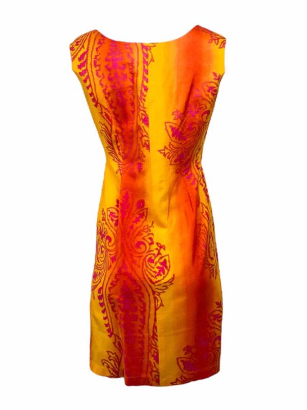 Paco Rabanne Seidenkleid, bunt – Bild 3