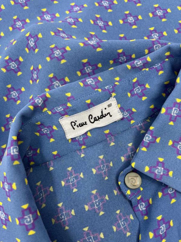 Pierre Cardin Bluse Seide, hellblau – Bild 3