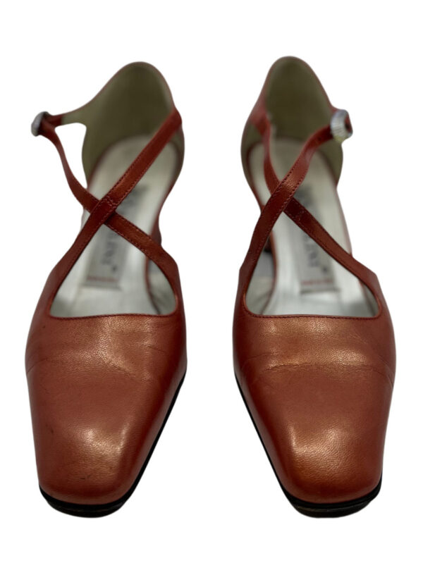 Pollini pumps boxcalf leather, salmon - Image 3