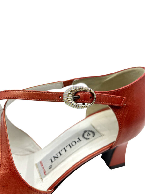 Pollini pumps boxcalf leather, salmon - Image 2