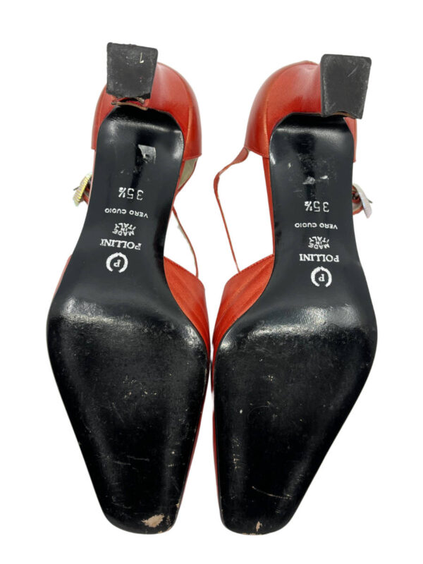 Pollini pumps boxcalf leather, salmon - Image 6