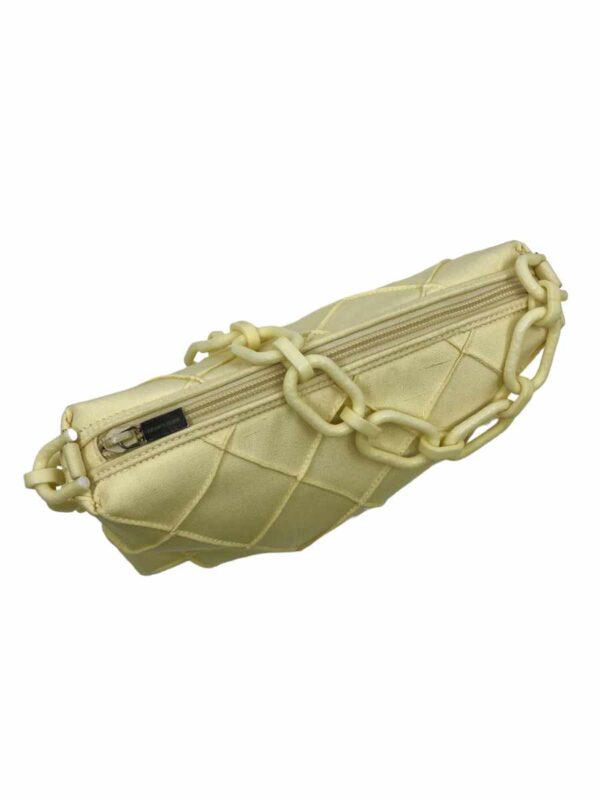 Rena Lange Shoulder Bag Silk, Light Yellow - Image 3