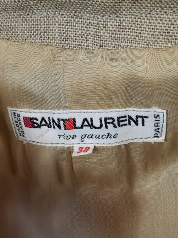 Saint Laurent Jacke, beige – Bild 5