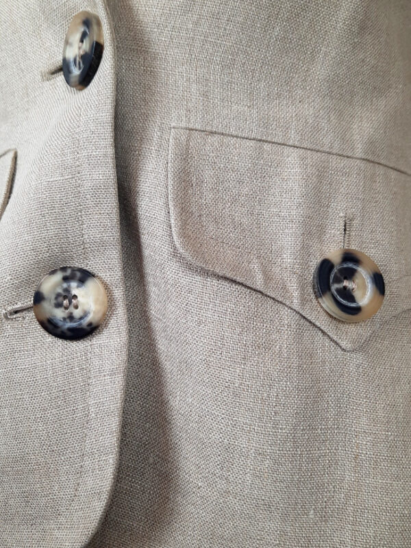Saint Laurent Jacke, beige – Bild 3