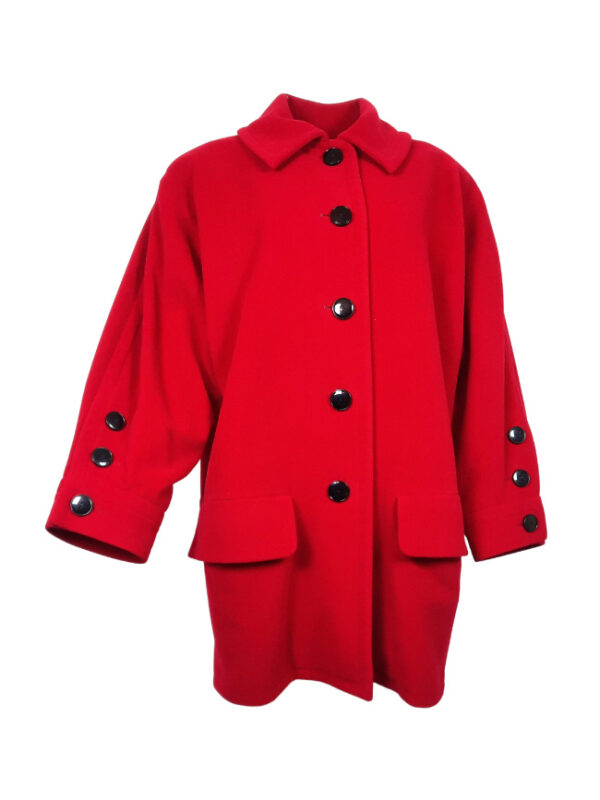 Saint Laurent Mantel, rot