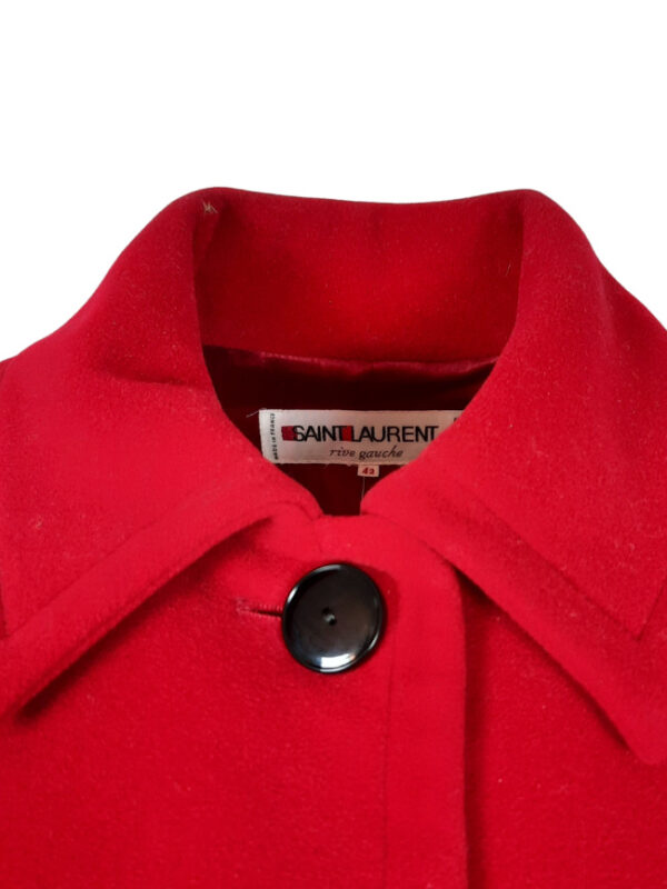 Saint Laurent Coat, red - Image 4