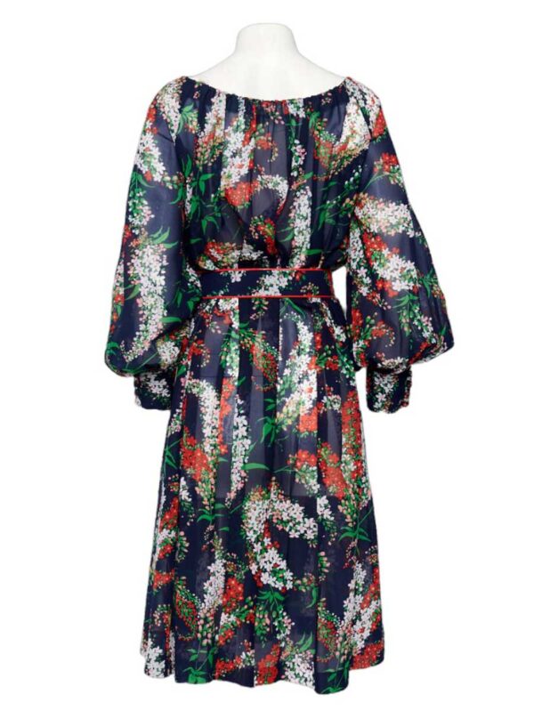 Sommerkleid Schulterfrei floral, bunt – Bild 3