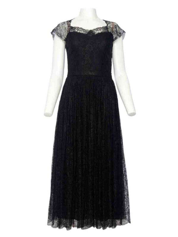 Spitzenkleid Couture, schwarz