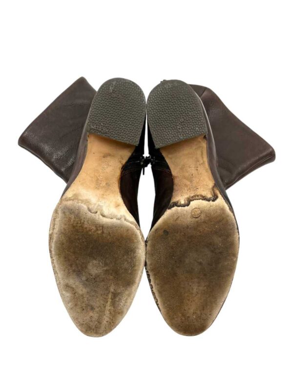 Fausto Santini Boxcalf leather ankle boots, brown - Image 4