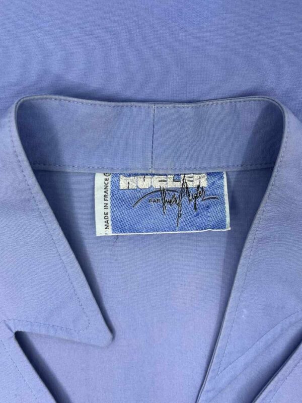 Thierry Mugler Cotton Dress, Light Blue - Image 5