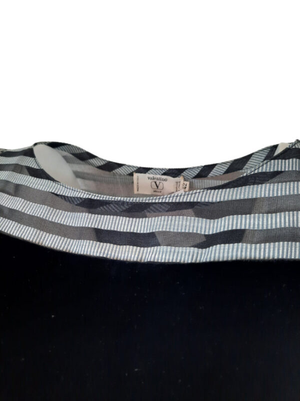 Valentino ensemble, silk, black-gray - Image 4