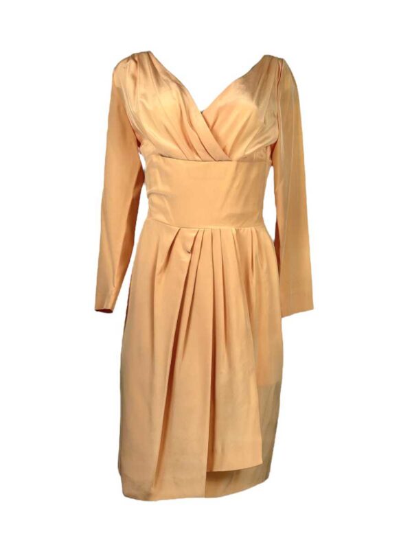 Verena Coctailkleid Seide, lachs