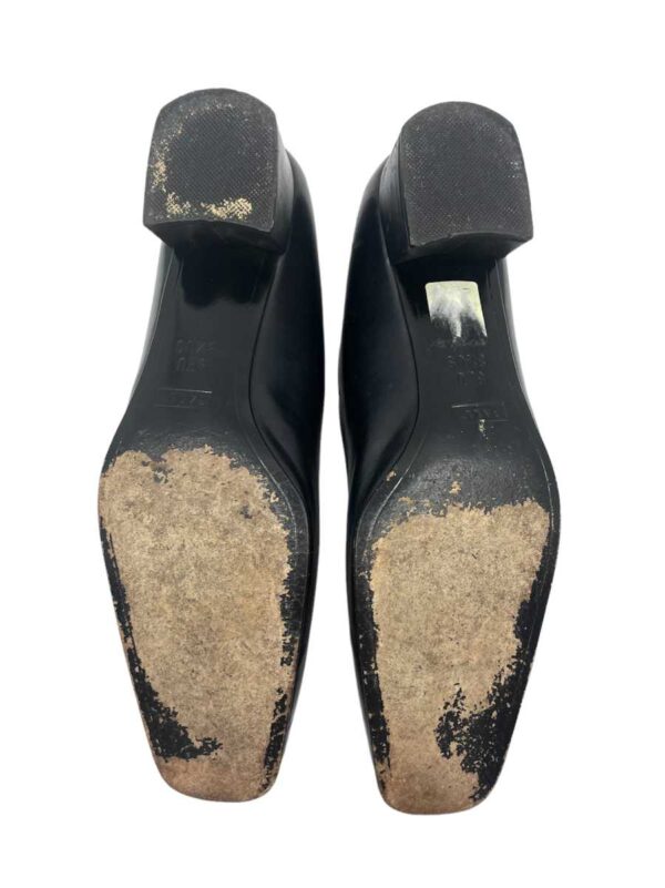 Vintage Bally Pumps Leather, black - Image 5